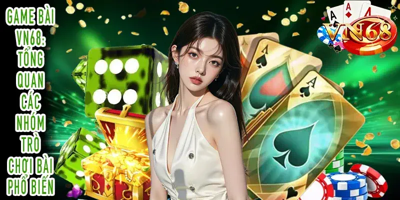 Game Bài VN68 và các nhóm trò chơi bài phổ biến hiện nay