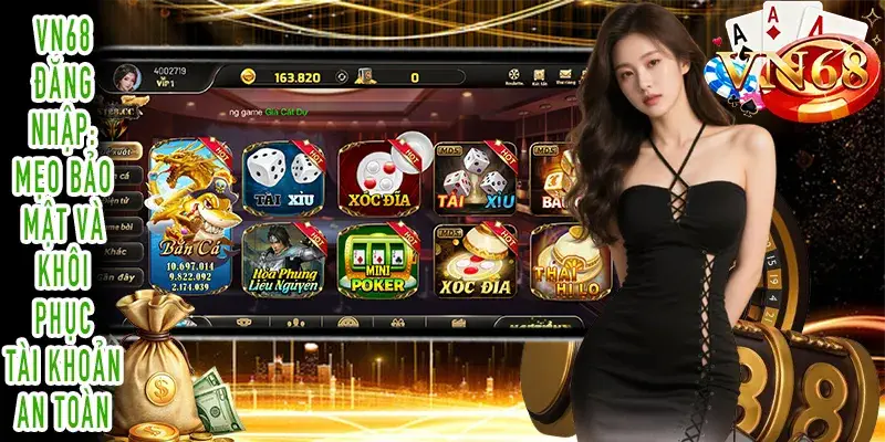 VN68 Đăng Nhập với mẹo bảo mật tài khoản và mật khẩu tốt hơn