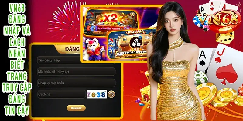 VN68 Đăng Nhập và cách nhận biết trang truy cập đáng tin cậy